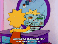 Sad simpsons gif image