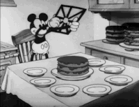 GIFs Cake Mickey mouse Slice GIF