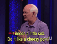 whose line is it anyway middle finger gif