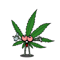 анимация марихуаны