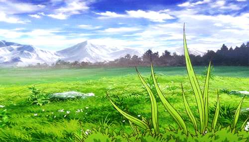 Anime Grass GIFs  Tenor