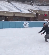 muscle gif snowball fight
