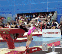 Гимнастка гифки, анимированные GIF изображения гимнастка - скачать гиф ...