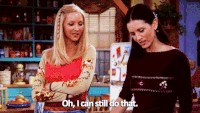 Monica geller friends hair GIF on GIFER - by Negul