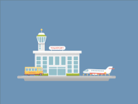 Картинка аэропорт для детей на прозрачном фоне