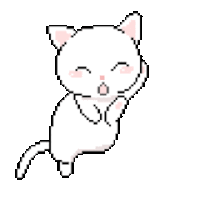 Gifs Find Make - Cute Cats Drawings Gifs, HD Png Download, free