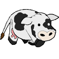 cow animated gif you want some