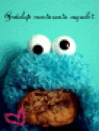 Don't Touch the Cookie Monster's Cookies!!!! on Make a GIF