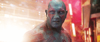 Drax the destroyer Dave bautista GIF - Drax the destroyer Dave bautista James gunn GIFs