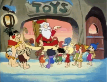 flintstones hanna barbera a flintstone christmas gif on gifer by