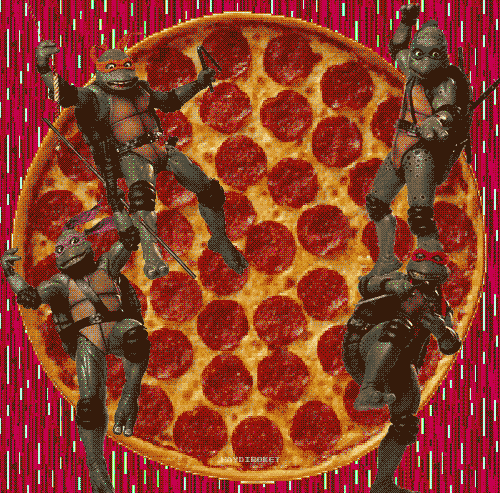 Les tortues ninja anniversaire pizza GIF sur GIFER - par Kirilbine