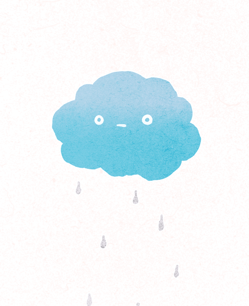 Animation illustration raindrops GIF on GIFER - by Tenadar