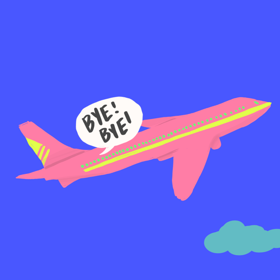 Animated Airplane Flying Gif