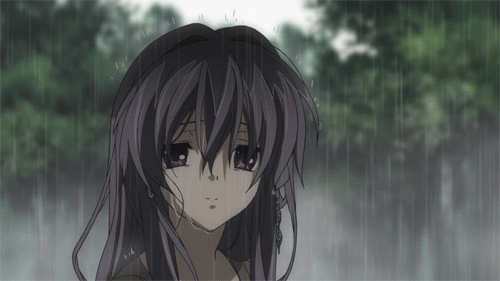 Anime-rain-sad GIFs - Get the best GIF on GIPHY